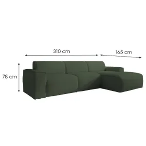 Obrazek Narożnik bez funkcji spania Pado Now or Never 37 prawy