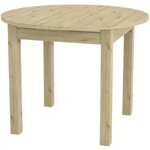 Obrazek Stół rozkładany Aurora 96/126x96cm dąb artisan