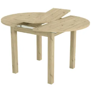 Obrazek Stół rozkładany Aurora 96/126x96cm dąb artisan