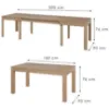Obrazek Stół rozkładany Wenus 160/300x90cm dąb sonoma