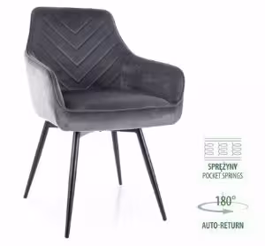 Obrazek Krzesło Sergio popiel