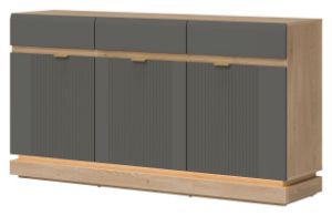 Obrazek Komoda szeroka Milton ML03 dąb cremona torro/szary