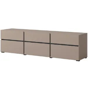 Obrazek Szafka RTV Cross  3k3s Congo/Czarny 41