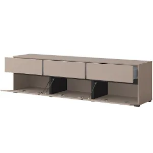 Obrazek Szafka RTV Cross  3k3s Congo/Czarny 41