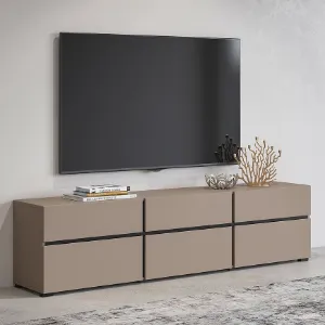 Obrazek Szafka RTV Cross  3k3s Congo/Czarny 41