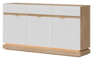 Obrazek Komoda szeroka Milton ML03 dąb cremona torro/biały