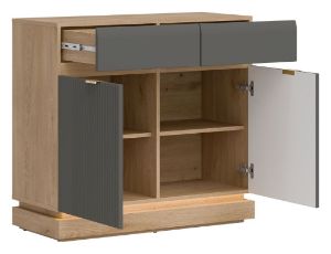 Obrazek Komoda Milton ML02 dąb cremona torro/szary