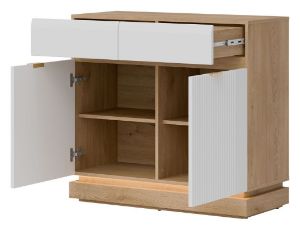 Obrazek Komoda Milton ML02 dąb cremona torro/biały