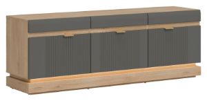 Obrazek Szafka RTV Milton ML01 dąb cremona torro/szary