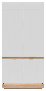 Obrazek Szafa czterodrzwiowa Milton ML08 dąb cremona torro/biały
