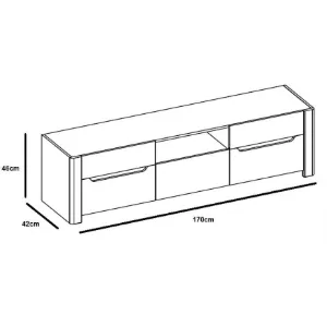 Obrazek Szafka RTV 20 DESJO 2d1s dąb san remo