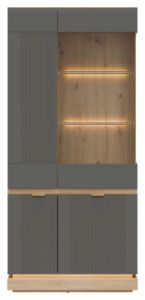 Obrazek Witryna Milton ML06 dąb cremona torro/szary