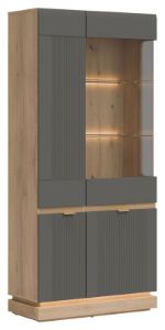 Obrazek Witryna Milton ML06 dąb cremona torro/szary