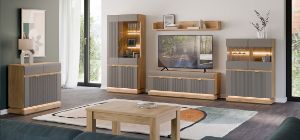 Obrazek Witryna Milton ML06 dąb cremona torro/szary