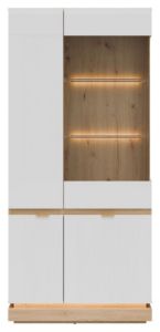 Obrazek Witryna Milton ML06 dąb cremona torro/biały