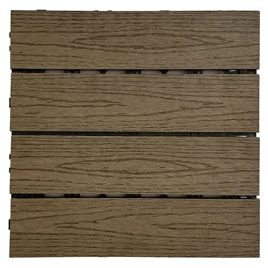 Obrazek Podest tarasowy wpc Brąz - struktura drewna 300x300