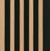 Obrazek Panel lamelowy MODERN LINE SLIM Oak Black 12x122x2650mm