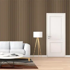 Obrazek Panel lamelowy MODERN LINE SLIM Oak Black 12x122x2650mm