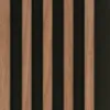 Obrazek Panel lamelowy MODERN LINE SLIM Walnut Black 12x122x2650mm
