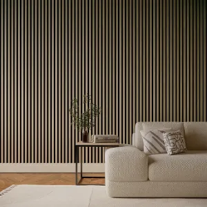 Obrazek Lamel akustyczny na filcu Dąb Saragossa 30X265