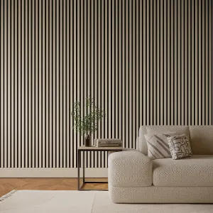Obrazek Lamel akustyczny na filcu Dąb Cashmere 30X265