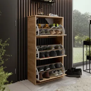 Obrazek Szafka na buty Asper Stojąca Fr. Biały/Craft