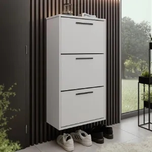 Obrazek Szafka na buty Asper Wisząca Fr. Biały/Biały