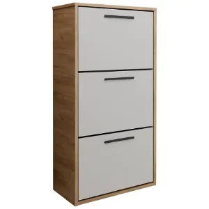 Obrazek Szafka na buty Asper Wisząca Fr. Biały/Craft