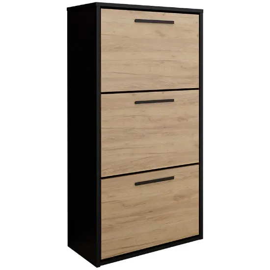 Obrazek Szafka na buty Asper Wisząca Fr. Craft/Czarny