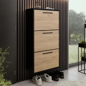 Obrazek Szafka na buty Asper Wisząca Fr. Craft/Czarny