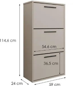 Obrazek Szafka na buty Asper Wisząca Fr. Kaszmir/Kaszmir