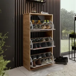 Obrazek Szafka na buty Asper Wisząca Fr. Kaszmir/Craft