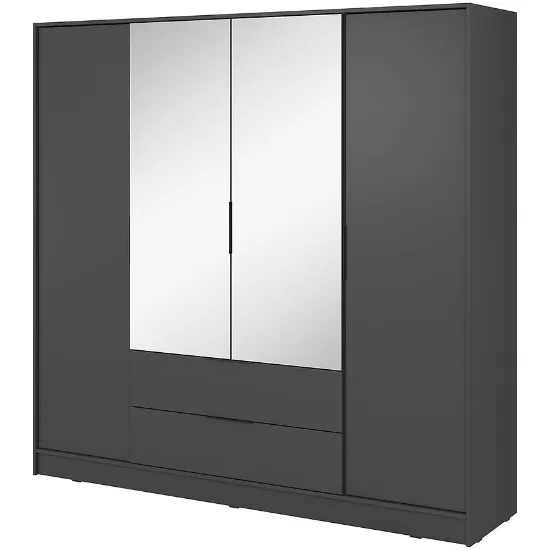 Obrazek Szafa Kelly 4D z lustrem grafit