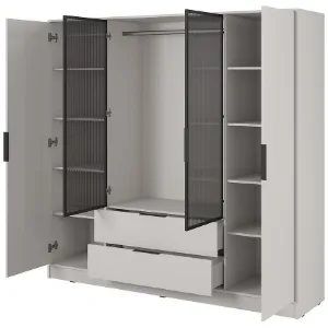 Obrazek Szafa Kelly 4D RM cashmere z led