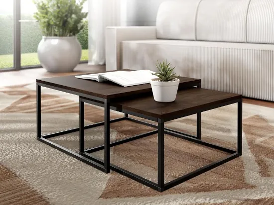 Obrazek Stolik Loftiko Jesion Ciemny