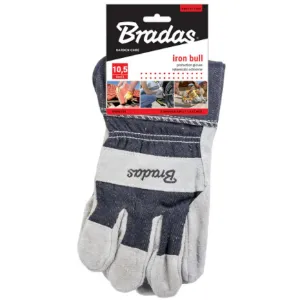Obrazek Rękawice ochronne IRON BULL skóra, rozmiar 10,5