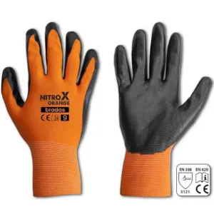 Obrazek Rękawice Nitrox orange rozmiar 8 RWNO8