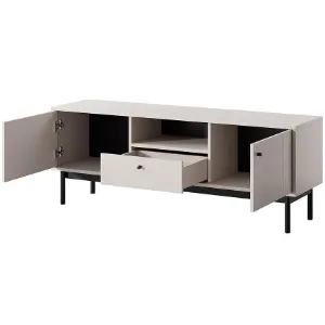 Obrazek Szafka RTV Japandi RTV154 kaszmir