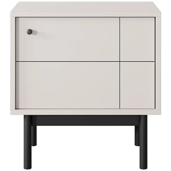 Obrazek Szafka nocna Japandi S54 kaszmir