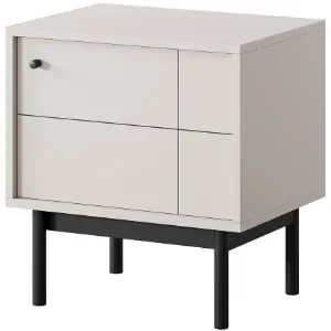 Obrazek Szafka nocna Japandi S54 kaszmir