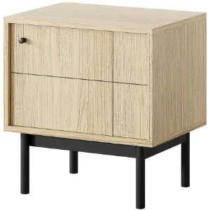 Obrazek Szafka nocna Japandi S54 dąb linea