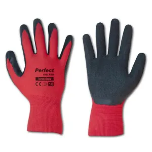 Obrazek Rękawice ochronne Perfect grip red lateks, rozmiar 10