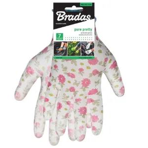 Obrazek Rękawice ochronne PURE PRETTY poliuretan, rozmiar 6