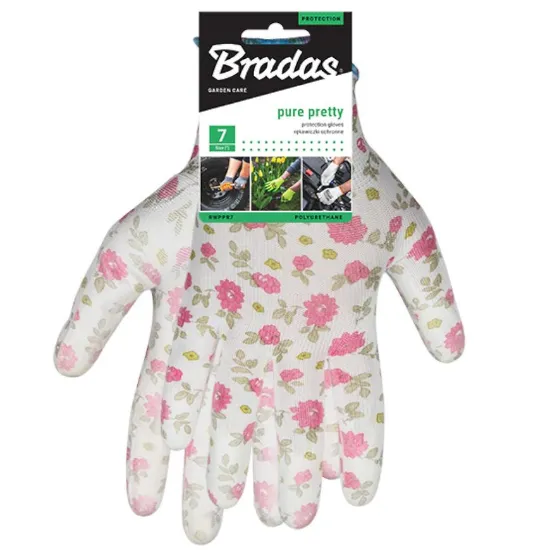 Obrazek Rękawice ochronne PURE PRETTY poliuretan, rozmiar 7