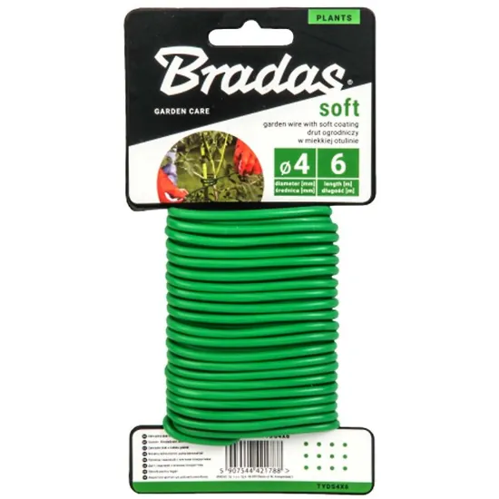 Obrazek Drut ogrodniczy Soft- 4mm X 6m TYDS4X6