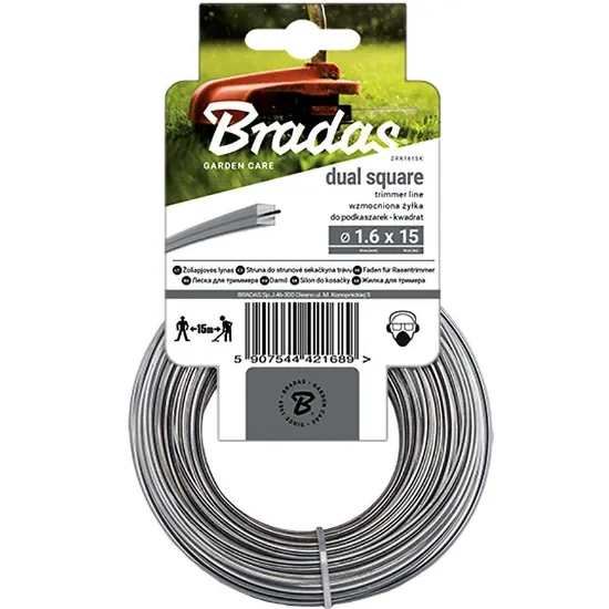 Obrazek Żyłka Ripper Dual kwadrat 1,6mm x 15m