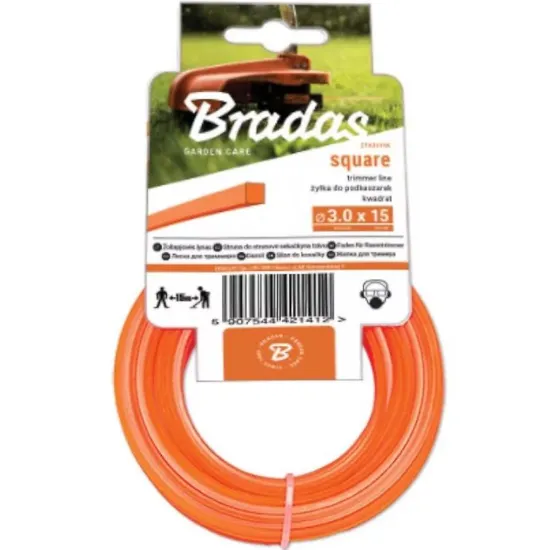 Obrazek Żyłka TRIMMER kwadrat 1,3 mm x 15 m ZTK1315K