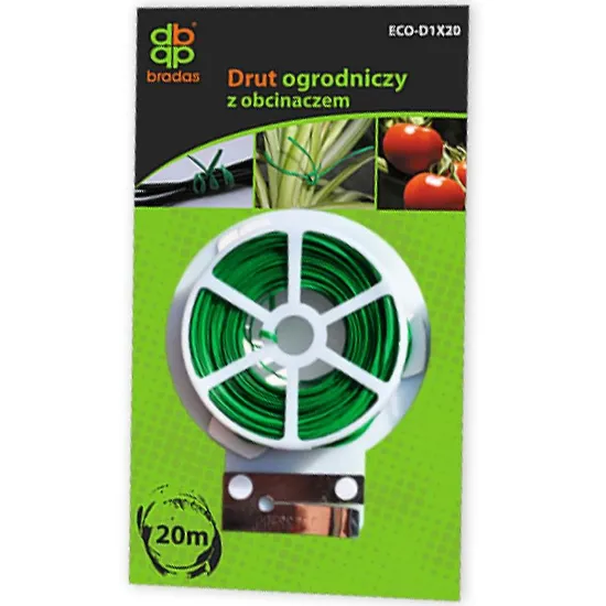Obrazek DRUT OGRODNICZY Z OBCINACZEM 20M TYD1X20