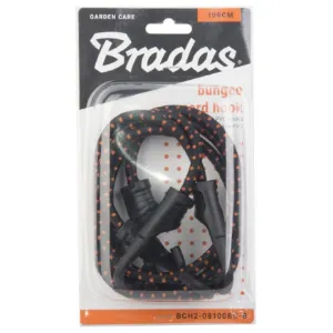 Obrazek Guma elastyczna z hakiem metalowym pokrytym PVC BUNGEE CORD HOOK 2szt. x 100cm