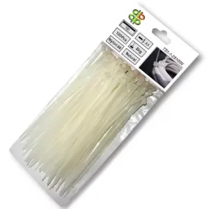 Obrazek Taśma kablowa 4,8x250mm neutral 100szt TS1148250N